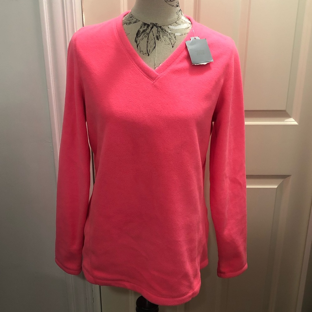 TEK GEAR PINK FLEECE PULLOVER